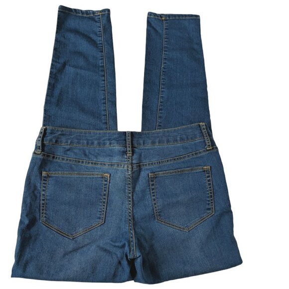 Mossimo Denim Ankle Leggings Size 5 Medium Wash - Picture 2 of 6